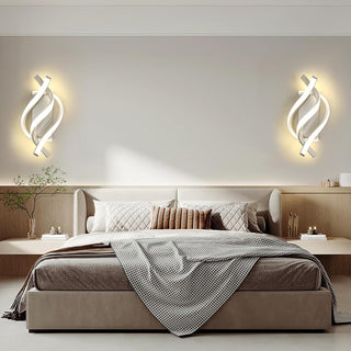 Applique da parete a led 12 watt con fasce a spirale tecnologia CCT