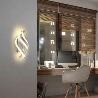 Applique da parete a led 12 watt con fasce a spirale tecnologia CCT
