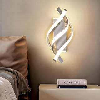 Applique da parete a led 12 watt con fasce a spirale tecnologia CCT