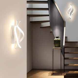 Applique da parete a led 12 watt con fasce a spirale tecnologia CCT