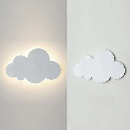 Applique a led a forma di nuvola lampada da parete 9 watt 3 colorazione di luce