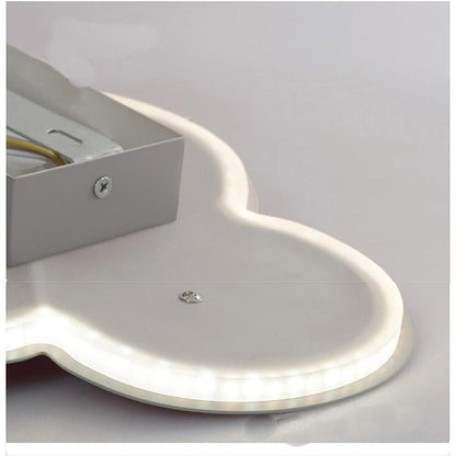 Applique a led a forma di nuvola lampada da parete 9 watt 3 colorazione di luce