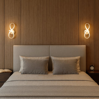 Applique a led 13W decorativo a forma di infinito con tecnologia CCT