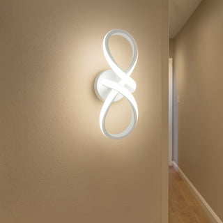 Applique a led 13W decorativo a forma di infinito con tecnologia CCT