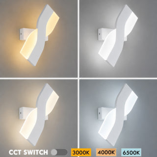 Applique a led da parete 6 Watt orientabile girevole tecnologia CCT
