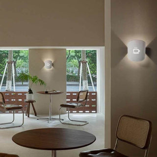 Applique con raffigurazione tazza del caffè lampada attacco G9