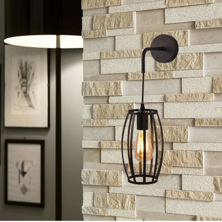 Applique da parete pendente a forma di ovale 3D stile minimal E27