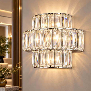 Applique LED 16W metallo e acrilici  tre livelli tecnologia CCT Switch