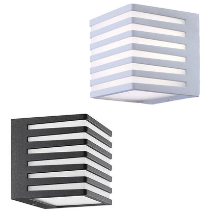 Applique da muro per esterno a led 10 watt lampada decorativa a strisce cubo da parete con tecnologia CCT IP54