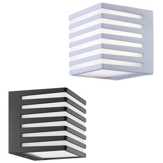 Applique da muro per esterno a led 10 watt lampada decorativa a strisce cubo da parete con tecnologia CCT IP54