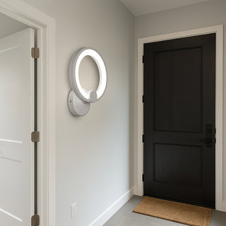 Applique led forma di cerchio 9 watt tecnologia CCT lampada da parete