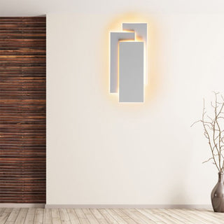 Applique a parete rettangolare 12W tecnologia CCT doppia istallazione