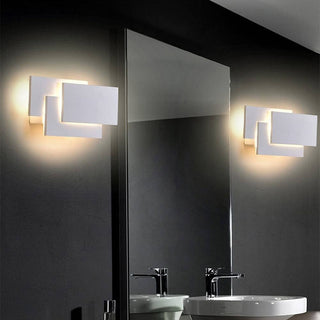 Applique a parete rettangolare 12W tecnologia CCT doppia istallazione