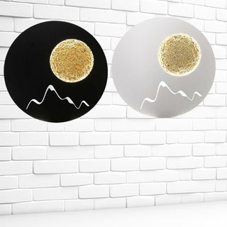 Applique led moderna da parete tondo 16 watt 3 colorazioni CCT