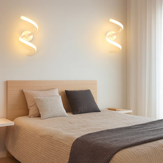 Applique a parete stilizzato 9 watt spirale tecnologia colorazione CCT