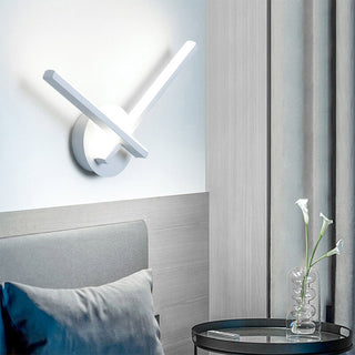 Applique led a parete moderno 6 watt luce fredda calda naturale