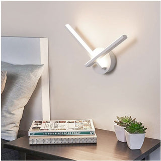 Applique led a parete moderno 6 watt luce fredda calda naturale