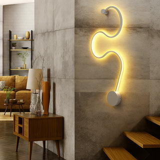 Applique a led 28W decorativo lampada curva con tecnologia CCT