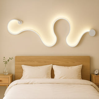Applique a led 28W decorativo lampada curva con tecnologia CCT