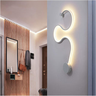 Applique a led 28W decorativo lampada curva con tecnologia CCT