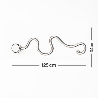 Applique a led 28W decorativo lampada curva con tecnologia CCT