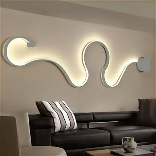Applique a led 28W decorativo lampada curva con tecnologia CCT