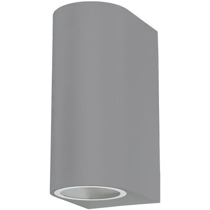 Applique a parete doppia emissione luminosa per esterno balcone terrazzo ip65UP & DOWN 2 portalampada gu10