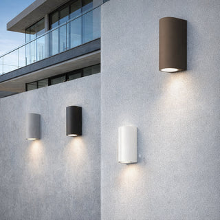 Applique a parete doppia emissione luminosa 2 portalampada GU10