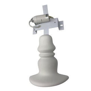 Applique in gesso a forma lume lampada a parete verniciabile E14