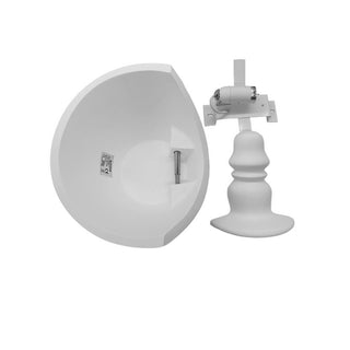 Applique in gesso a forma lume lampada a parete verniciabile E14