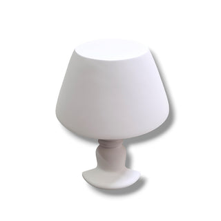 Applique in gesso a forma lume lampada a parete verniciabile E14