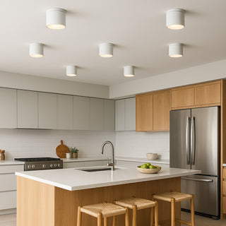 Applique soffitto a cilindro esterno GU10 per balcone terrazzo IP54