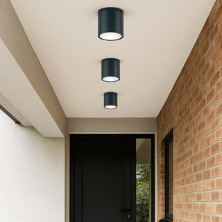 Applique soffitto a cilindro esterno GU10 per balcone terrazzo IP54