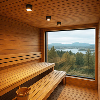 Applique soffitto a cilindro esterno GU10 per balcone terrazzo IP54