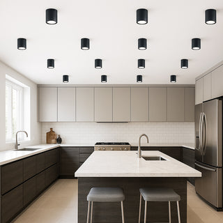 Applique soffitto a cilindro esterno GU10 per balcone terrazzo IP54