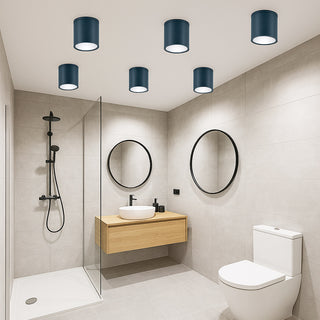 Applique soffitto a cilindro esterno GU10 per balcone terrazzo IP54