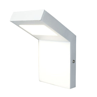 Lampione giardino o applique da parete bianco a LED 10 watt IP54 4000k