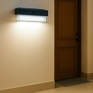 Applique a led solare con sensore movimento 3 modalità luce 6000K IP54