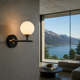 Applique da parete con 1 sfera illuminazione decorativa 1 attacco G9