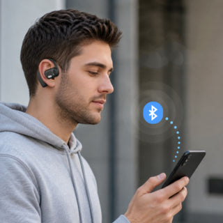 Auricolare Bluetooth 5.3 ad archetto cuffia ricaricabile open-ear