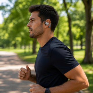 Auricolare Bluetooth 5.3 ad archetto cuffia ricaricabile open-ear