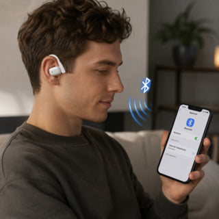 Auricolare Bluetooth 5.3 ad archetto cuffia ricaricabile open-ear
