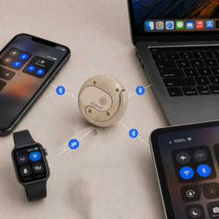 Auricolare Bluetooth ad archetto cuffia ricaricabile open-ear