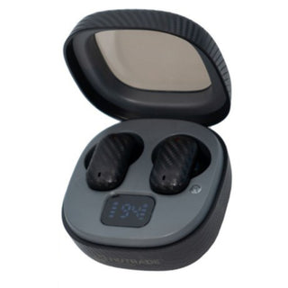 Auricolare Bluetooth cuffia ricaricabile in-ear custodia con display