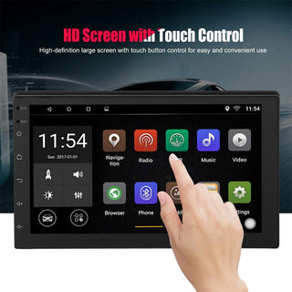 Autoradio 2 DIN Bluetooth 4+32GB CarPlay/Android 7” touchscreen FM/GPS