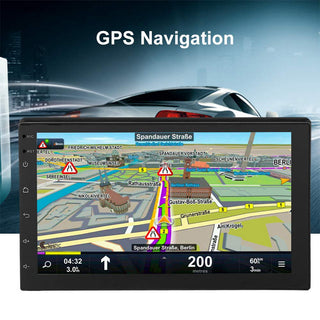 Autoradio 2 DIN Bluetooth 4+32GB CarPlay/Android 7” touchscreen FM/GPS