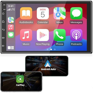 Autoradio CarPlay 2Din 7” touchscreen GPS FM bluetooth Android Ios