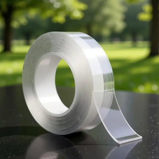 Nastro biadesivo trasparente extra forte rotolo adesivo 3 m x 3 cm