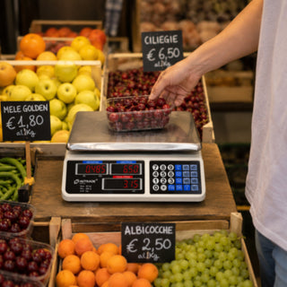 Bilancia digitale 40 kg  6 display per uso domestico e commerciale