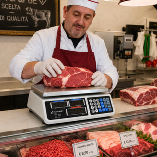 Bilancia digitale 40 kg  6 display per uso domestico e commerciale